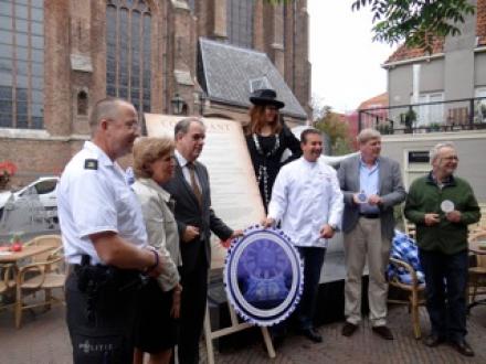ondertekenaars convenant bij café De Oude Jan - Delft 19 juni 2014